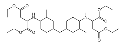 Aspartic acid, N,N-methylenebis(2-methyl-4,1-cyclohexanediyl)bis-, tetraethyl ester结构式