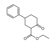 ethyl 2-oxo-5-phenylcyclohexane-1-carboxylate结构式