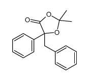 5-benzyl-2,2-dimethyl-5-phenyl-1,3-dioxolan-4-one Structure