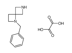 1-benzyl-1,6-diazaspiro[3.3]heptane; oxalic acid structure