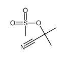 2-cyanopropan-2-yl methanesulfonate Structure