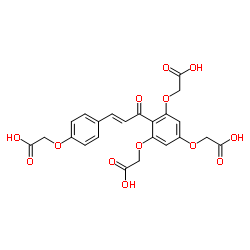 2,2',2''-[[2-[(2E)-3-[4-(Carboxymethoxy)phenyl]-1-oxo-2-propen-1-yl]-1,3,5-benzenetriyl]tris(oxy)]trisacetic acid picture