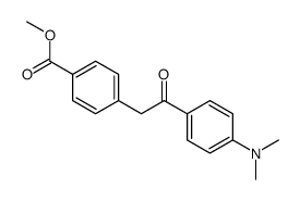 methyl 4-[2-[4-(dimethylamino)phenyl]-2-oxoethyl]benzoate Structure