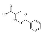 2-(benzoyloxyamino)propanoic acid Structure