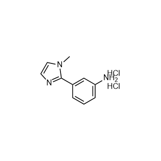 3-(1-Methyl-1H-imidazol-2-yl)aniline dihydrochloride structure