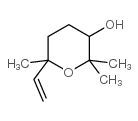 2,2,6-三甲基-6-乙烯基四氢吡喃-3-醇(异构体的混和物)结构式