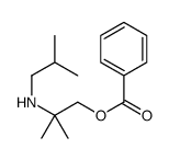 [2-methyl-2-(2-methylpropylamino)propyl] benzoate结构式