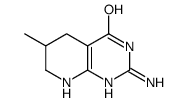 6-methyl-5-deazatetrahydropterin结构式