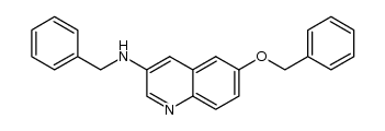 N-benzyl-6-(benzyloxy)quinolin-3-amine结构式