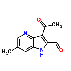 3-Acetyl-6-methyl-1H-pyrrolo[3,2-b]pyridine-2-carbaldehyde picture
