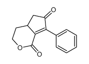 7-phenyl-3,4,4a,5-tetrahydrocyclopenta[c]pyran-1,6-dione Structure