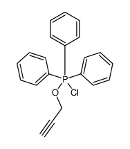 chloro-triphenyl-prop-2-ynoxy-λ5-phosphane结构式