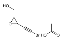 acetic acid,[3-(2-bromoethynyl)oxiran-2-yl]methanol结构式