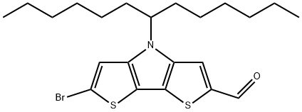 4H-Dithieno[3,2-b:2',3'-d]pyrrole-2-carboxaldehyde, 6-bromo-4-(1-hexylheptyl)-结构式