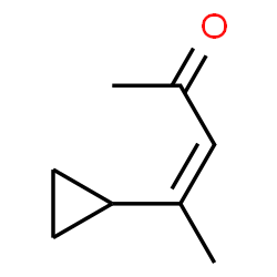 3-Penten-2-one, 4-cyclopropyl-, (Z)- (9CI)结构式