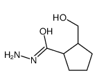 Cyclopentanecarboxylic acid,2-(hydroxymethyl)-,hydrazide Structure