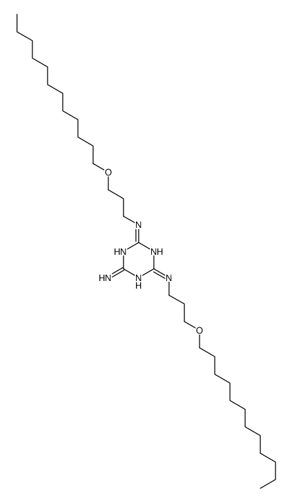 2-N,4-N-bis(3-dodecoxypropyl)-1,3,5-triazine-2,4,6-triamine Structure