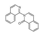 2-isoquinolin-1-ylisoquinolin-1-one Structure