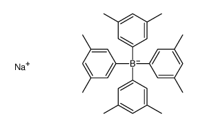 Borate(1-), tetrakis(3,5-dimethylphenyl)-, sodium(1:1) Structure