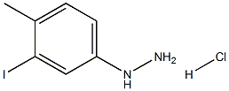 (3-iodo-4-Methylphenyl)hydrazine hydrochloride Structure