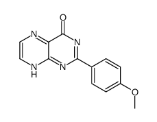 2-(4-Methoxyphenyl)-4(1H)-pteridinone structure