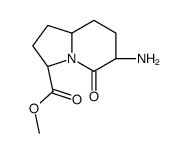 (3S,6S,8AS)-METHYL 6-AMINO-5-OXOOCTAHYDROINDOLIZINE-3-CARBOXYLATE Structure