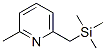 Pyridine, 2-methyl-6-[(trimethylsilyl)methyl]- (9CI) Structure