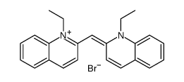 1,1'-diethyl-2,2'-cyanine bromide结构式