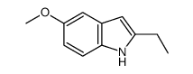 2-Ethyl-5-methoxy-1H-indole结构式