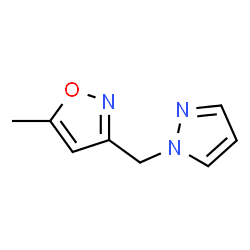 Isoxazole, 5-methyl-3-(1H-pyrazol-1-ylmethyl)- (9CI) picture