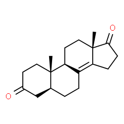 5α-Androst-8(14)-ene-3,17-dione结构式