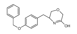 (5S)-5-[(4-phenylmethoxyphenyl)methyl]morpholin-3-one Structure