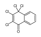 2,3,4,4-tetrachloronaphthalen-1-one Structure