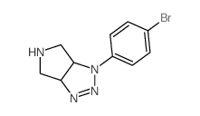 1-(4-Bromophenyl)-1,3a,4,5,6,6a-hexahydropyrrolo[3,4-d][1,2,3]triazole结构式