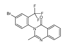 3-[4-bromo-2-(trifluoromethyl)phenyl]-2-methylquinazolin-4-one Structure