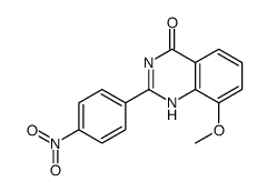 4(1H)-Quinazolinone,8-methoxy-2-(4-nitrophenyl)- (9CI) Structure