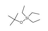 triethyl-tert-butoxy-silane结构式