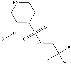 N-(2,2,2-trifluoroethyl)piperazine-1-sulfonamide hydrochloride picture