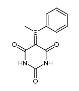 5-(methyl(phenyl)-l4-sulfanylidene)pyrimidine-2,4,6(1H,3H,5H)-trione Structure