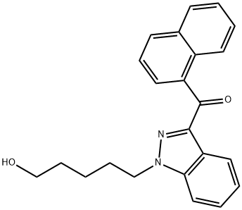 THJ2201 N-(5-hydroxypentyl) metabolite (CRM) Structure