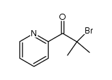 2-bromo-2-methyl-1-(pyridin-2-yl)propan-1-one Structure