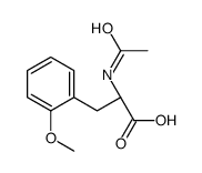 (2R)-2-acetamido-3-(2-methoxyphenyl)propanoic acid Structure