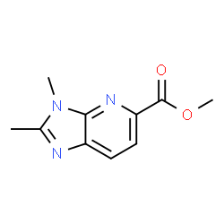 2,3-二甲基-3H-咪唑并[4,5-b]吡啶-5-羧酸甲酯结构式
