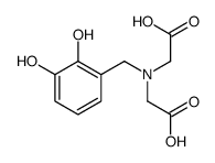 2-[carboxymethyl-[(2,3-dihydroxyphenyl)methyl]amino]acetic acid Structure