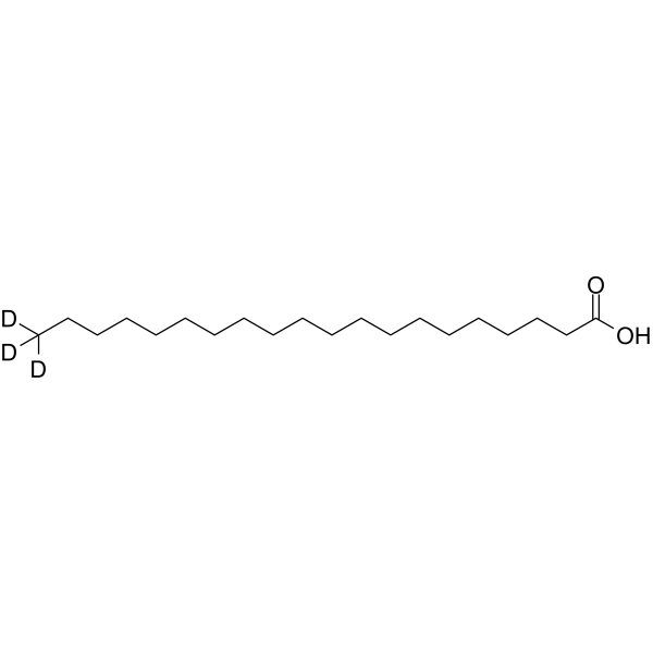Arachidic acid-d3 structure