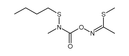 Ethanimidothioic acid, N-​[[[(butylthio)​methylamino]​carbonyl]​oxy]​-​, methyl ester Structure
