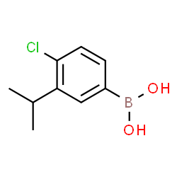 4-Chloro-3-isopropylbenzeneboronic acid结构式
