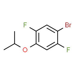 5-Bromo-1,4-difluoro-2-isopropoxybenzene结构式