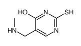 5-(methylaminomethyl)-2-sulfanylidene-1H-pyrimidin-4-one Structure
