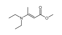 3-diethylamino-crotonic acid methyl ester结构式